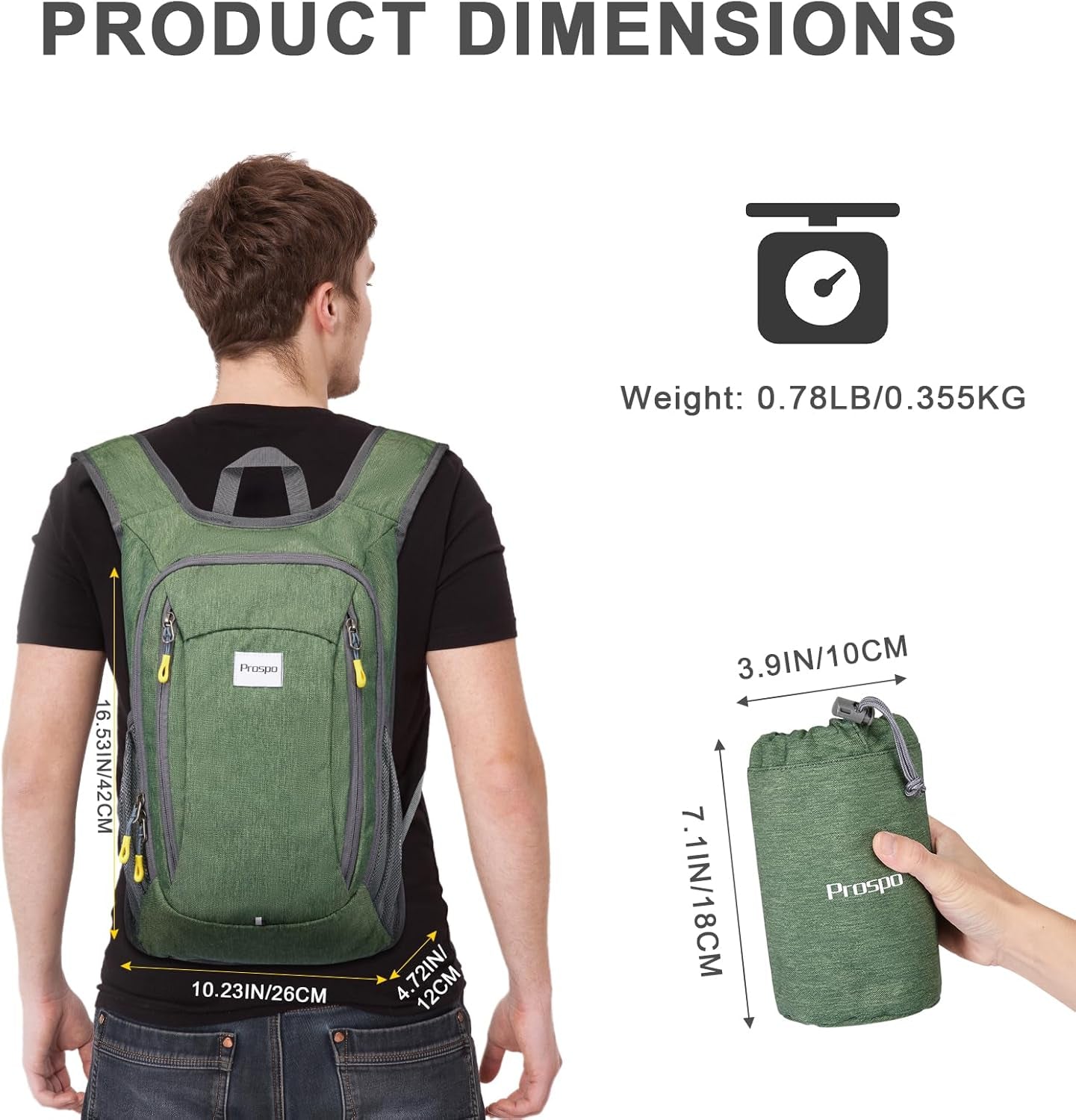 12L Hiking Backpack Small Lightweight Travel Backpack for Women Men Casual Foldable Shoulder Bag