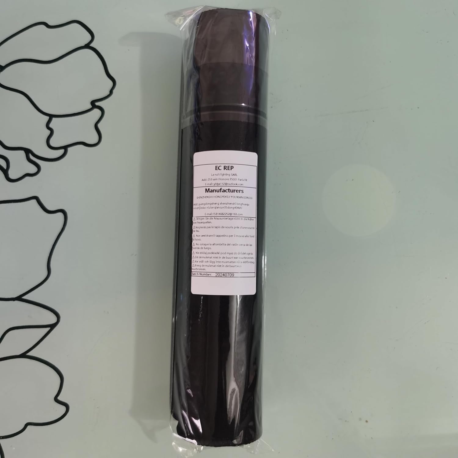 Mouse Mat/Large Mouse Pad 600X300X3 Mm | XL Mousepad | Desk Mat/Gaming Mouse Pad | Improved Precision and Speed | Rubber Base for Stable Grip on Smooth Surfaces | Table Pad(60X30 Black)