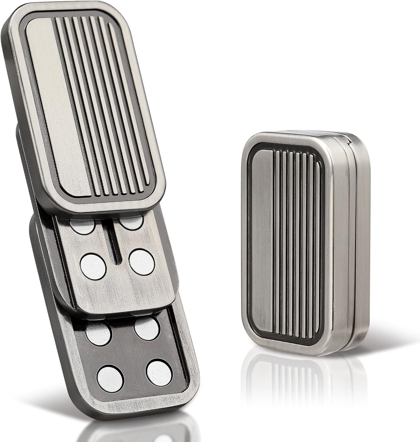 EDC Metal Fidget Slider Toys- Stress Relief EDC Fidget Sliders, Casual Metal Adult'S Hand Toys for Office, Desk Stress Toy Gifts for Adults