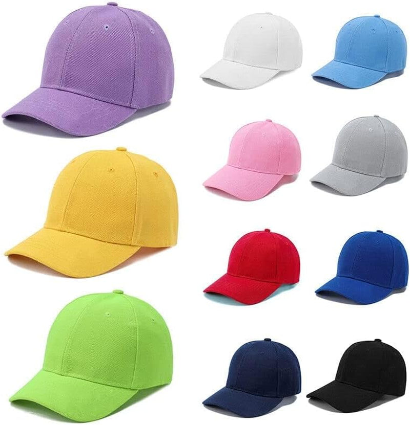 Kids Boy Girl Baseball Cap Hat Soft Cotton Lightweight Adjustable Size for 2-9 Years