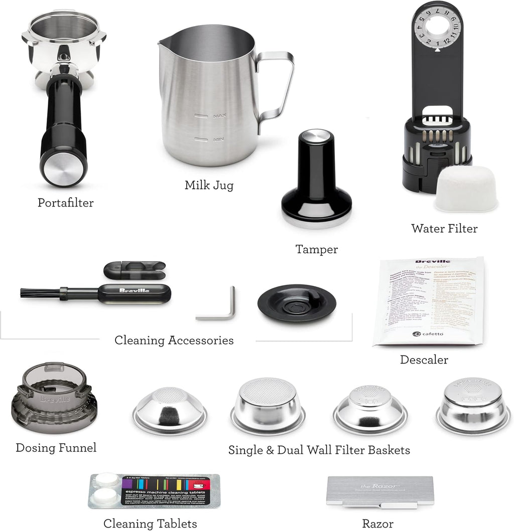 Barista Pro Espresso Machine BES878BSS, Brushed Stainless Steel