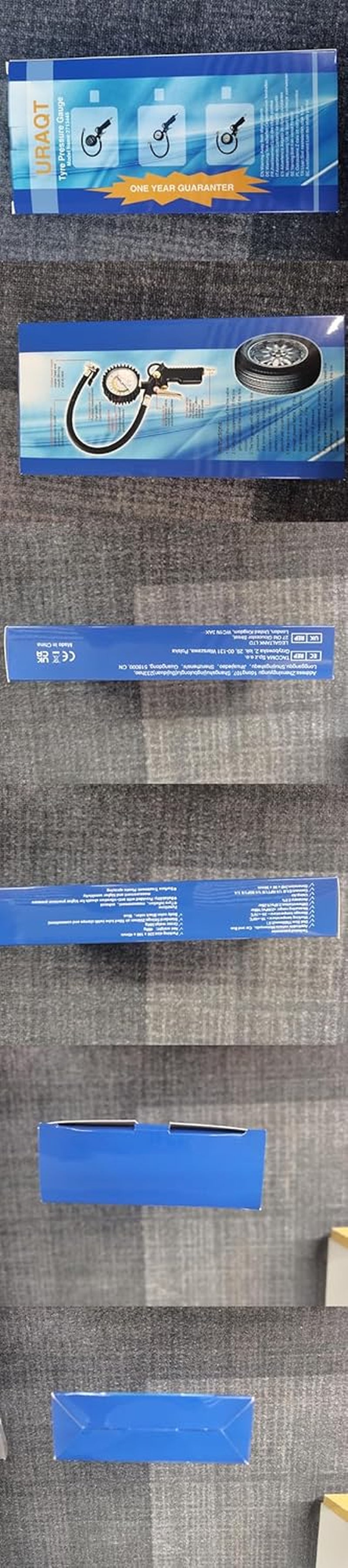 Tyre Pressure Gauge, Digital Tyre Inflator with Pressure Gauge 200 PSI Digital LCD Display, Valve Air Chuck and 90 Degree Valve Extender for Heavy Duty Car Motorcycle Bicycle