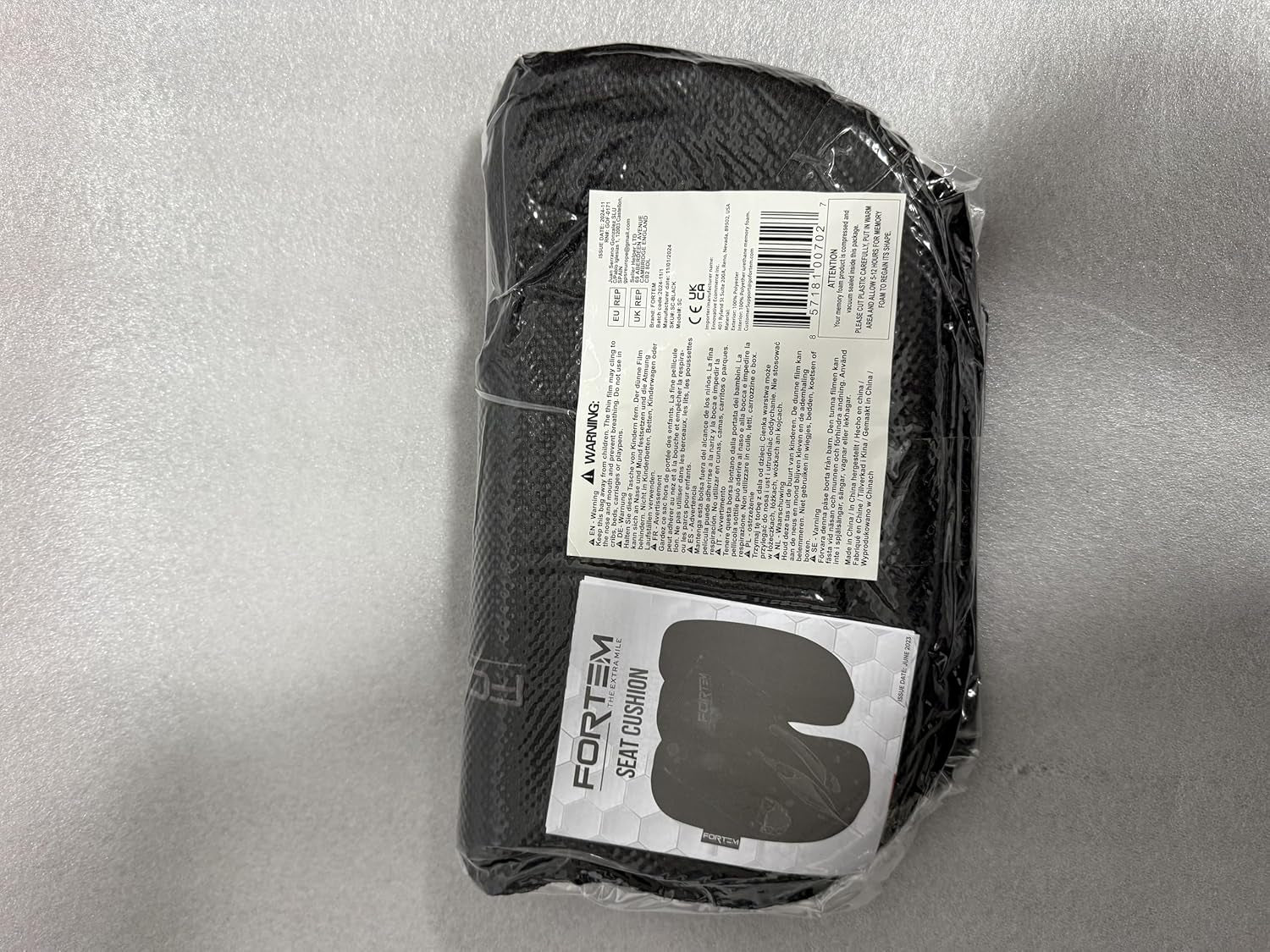 Office Chair Cushion, Memory Foam Seat Cushion, Non Slip Sitting Pillow for Gaming, Car Seat Pillow, Computer Chair Pad, Washable Cover