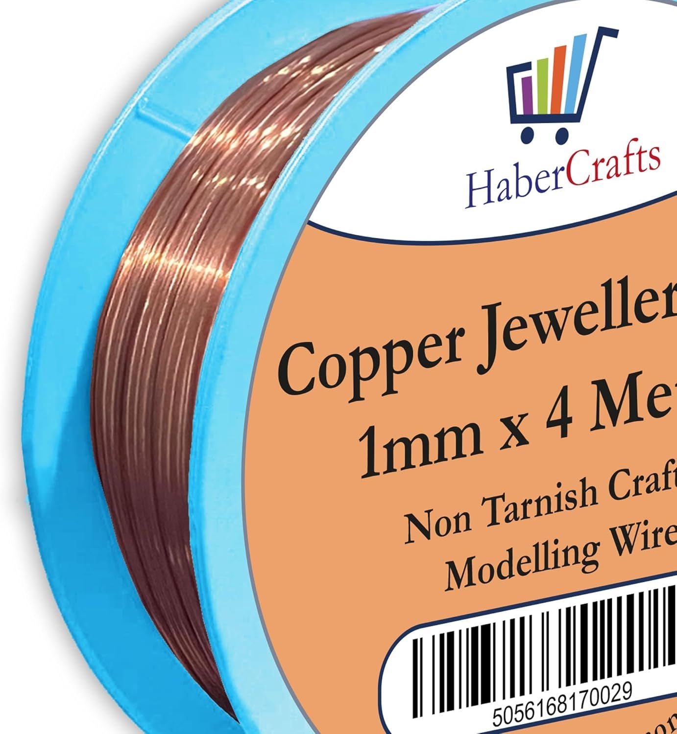 0.8Mm Copper Jewellery Wire Tarnish Proof Brass Bendable Metal Wire for Jewellery Making Sculpting Modelling Crafts Wire Weaving & Wrapping (0.8Mm - Copper - 20 Gauge - 1 Spool - 6 Meters)