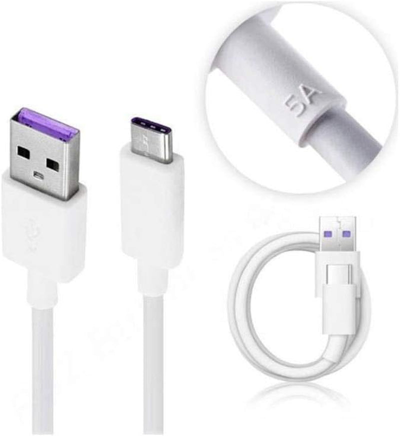 Super Charge Protocol Data Cable with USB Type-C Connector White