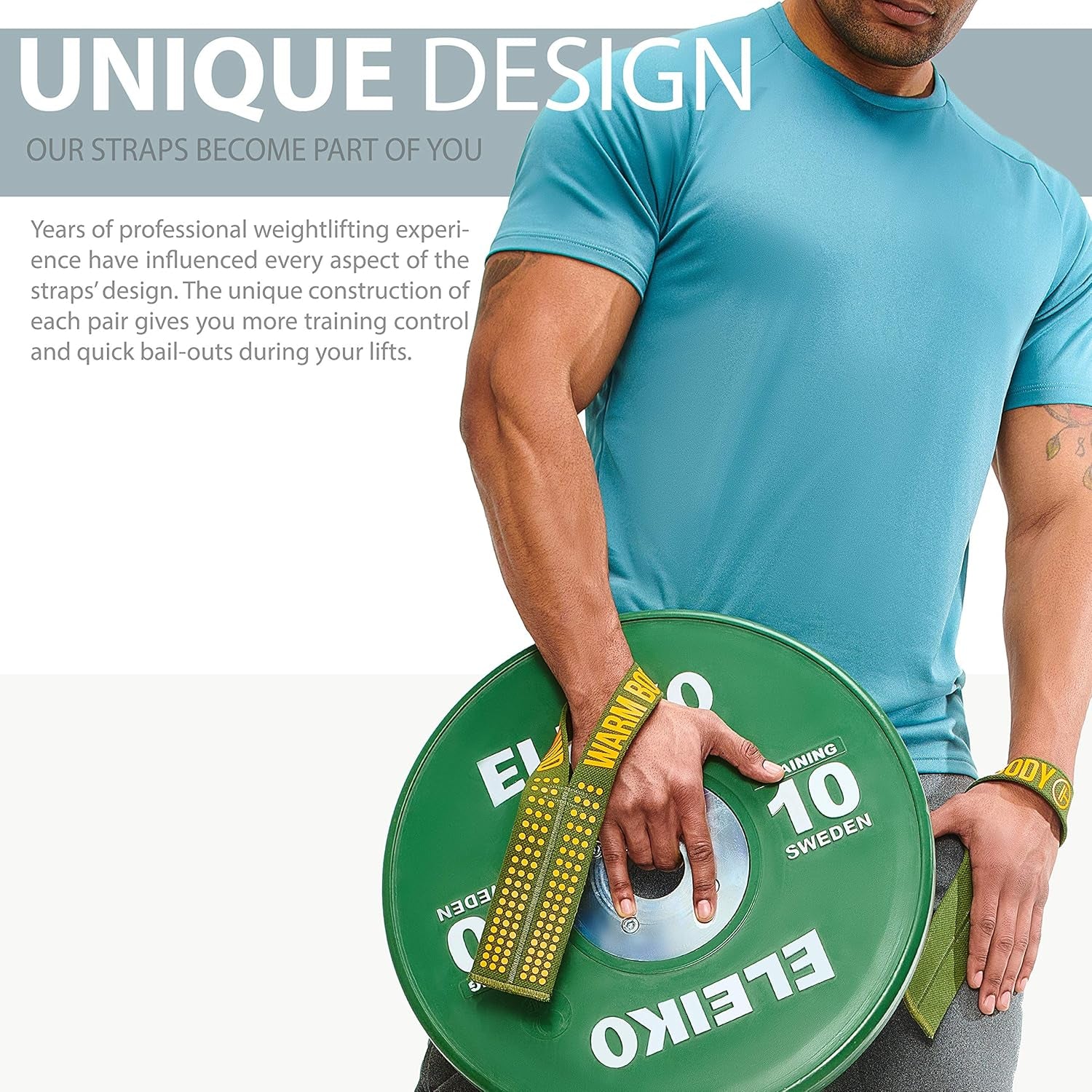 V1 Lifting Wrist Straps for Olympic Weightlifting, Rated at 660 Lb, for Weight Lifting Bodybuilding Powerlifting Deadlift Gym Fitness Crossfit, Hand Grips, Heavy Duty