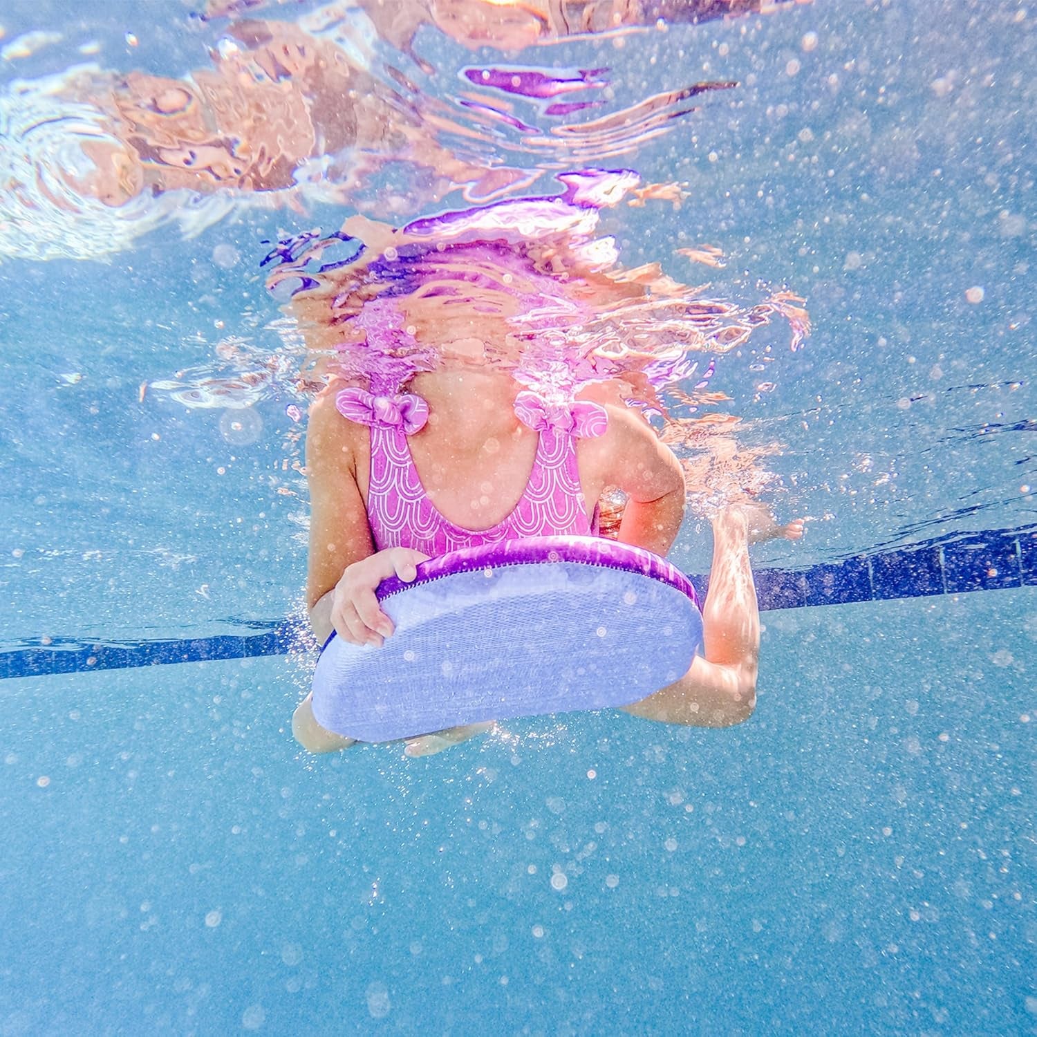 Sunny Patch Dolphin and Shark Kickboards - Learn-To-Swim Pool Toys (Set of 2)