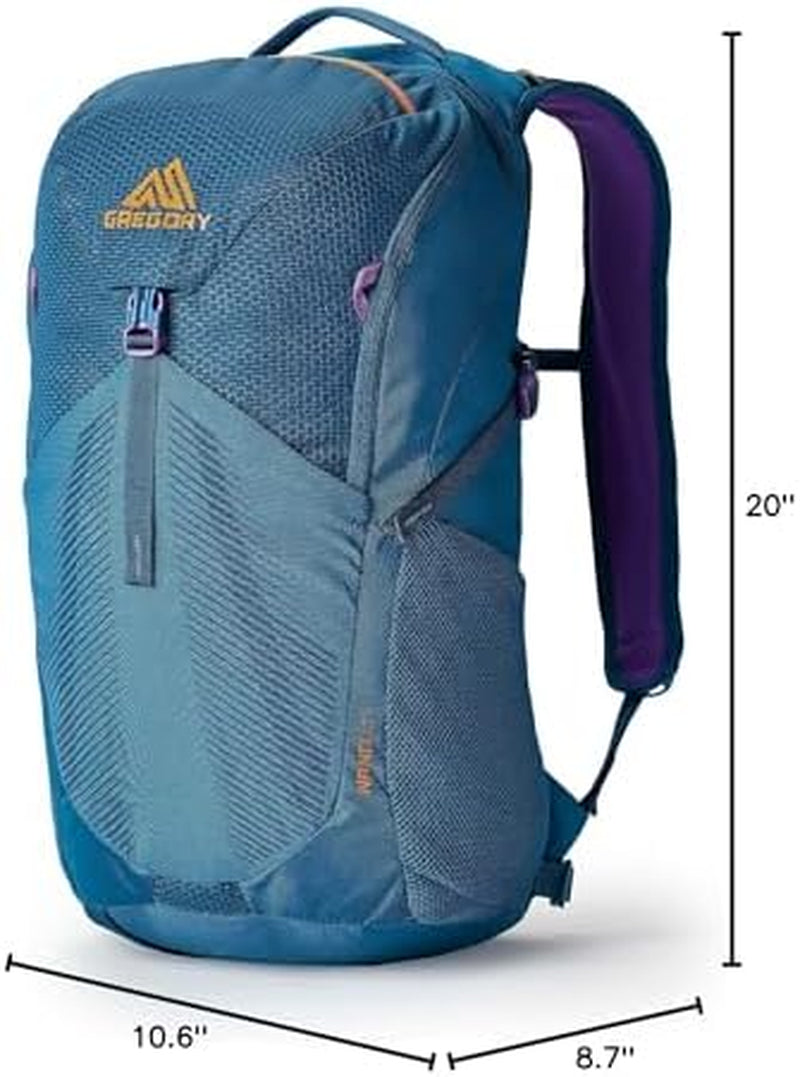 Nano 24L Unisex Day Hiking/Commuter/Active Travel Backpack, Breathable Backpanel, Hydration Port, One Size Fits All, Icon Teal
