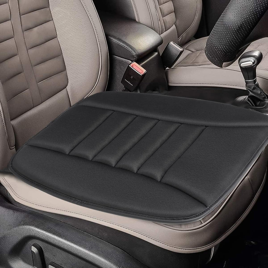 Seat Cushion, Car Seat Cushion Memory Foam Cushion Soft Driver Seat Pad, Non Slip Car Seat Protector Comfort Universal for Home Car Office Chair Use - 1Pack