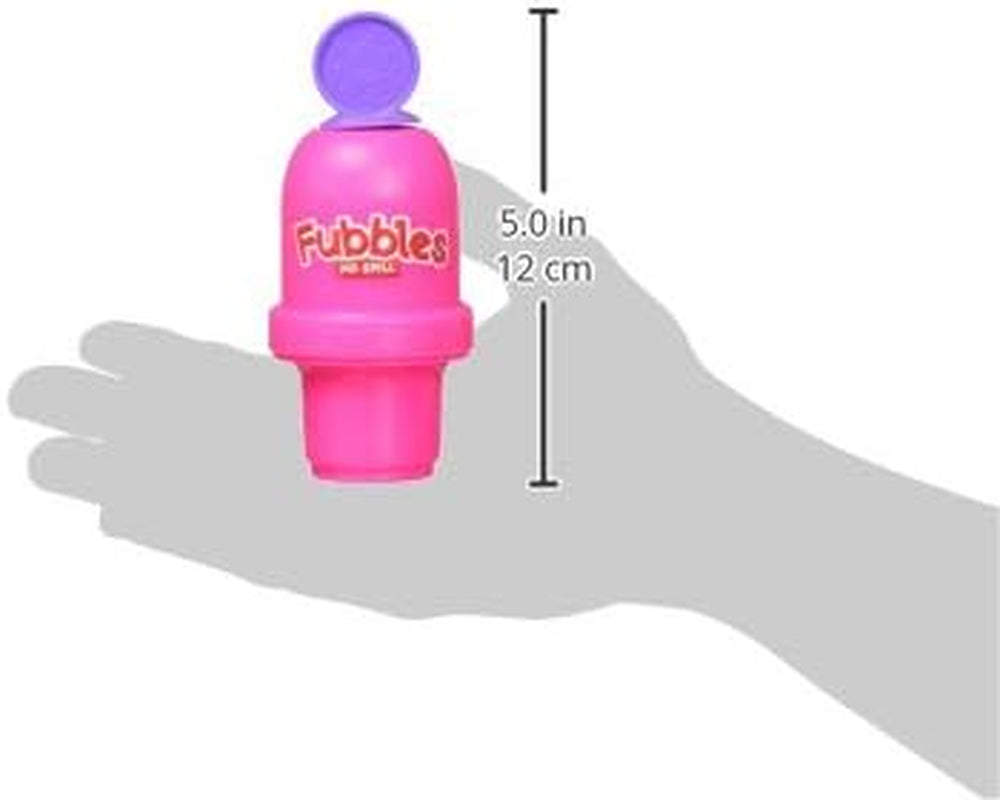 Fubbles Bubbles No-Spill Bubble Tumbler for Babies Toddlers and Kids | Includes 6Oz Bubble Solution and Bubble Wand (Tumbler Colors May Vary)(Pack of 3)