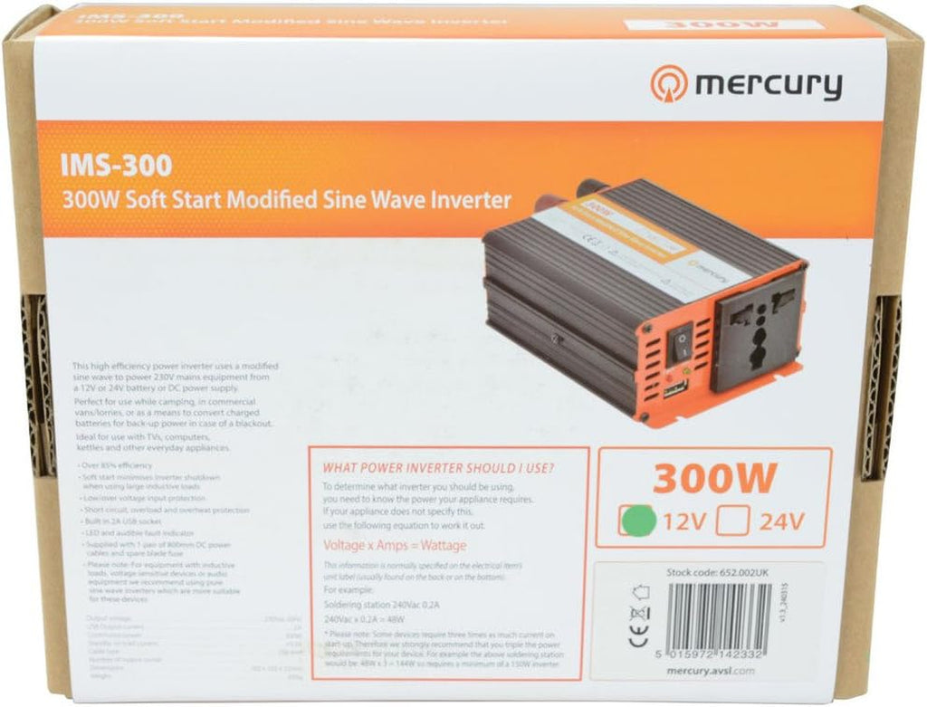 | Modified Sine Wave Inverter | 12Vdc - 150W