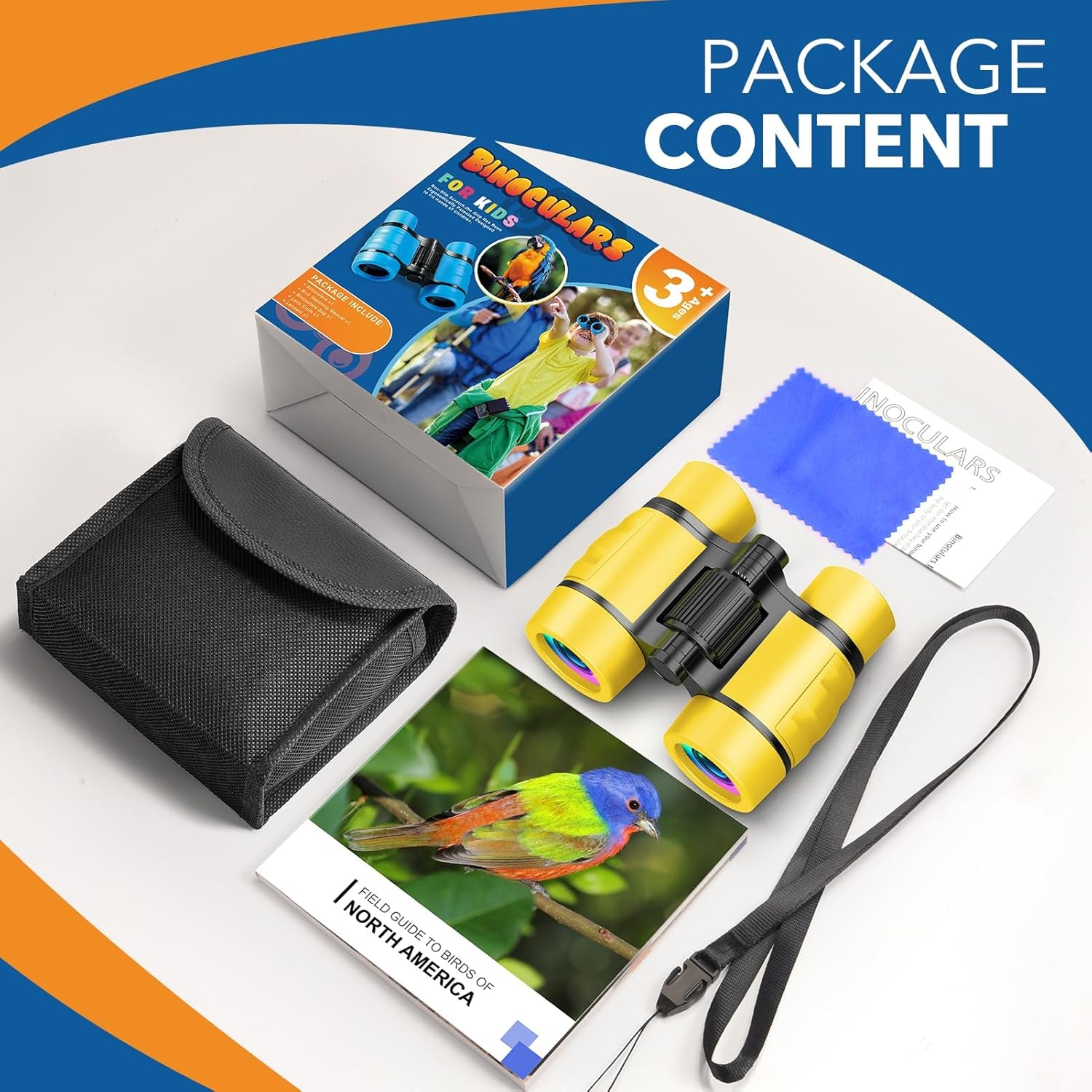 Toys for 3-7 Year Old Girl Boy:  Bird Watching Binoculars for Kids Ages 3 4 5 6 7 Year Old Girls Boys outside Learning Toy for Kid Preschool Gift Toddler Binoculars Toy Stuffers