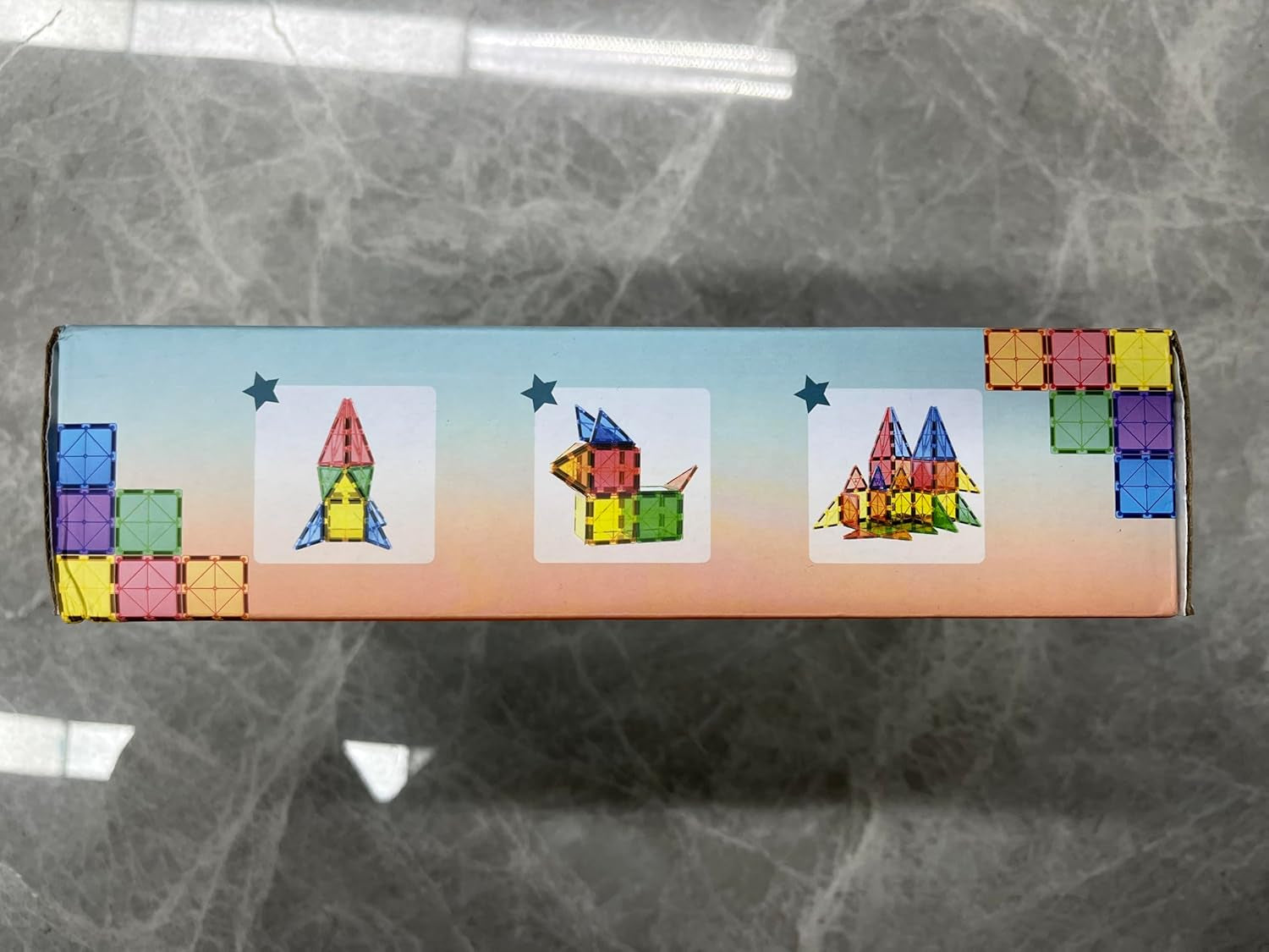 Magnetic Tiles Kids Toys STEM Magnet Toy for Toddler Magnetic Blocks Building Preschool Learning Sensory Montessori Toys for 3+ Year Old Boys and Girls, Safe Creativity Toddler Kids Toy 40PCS