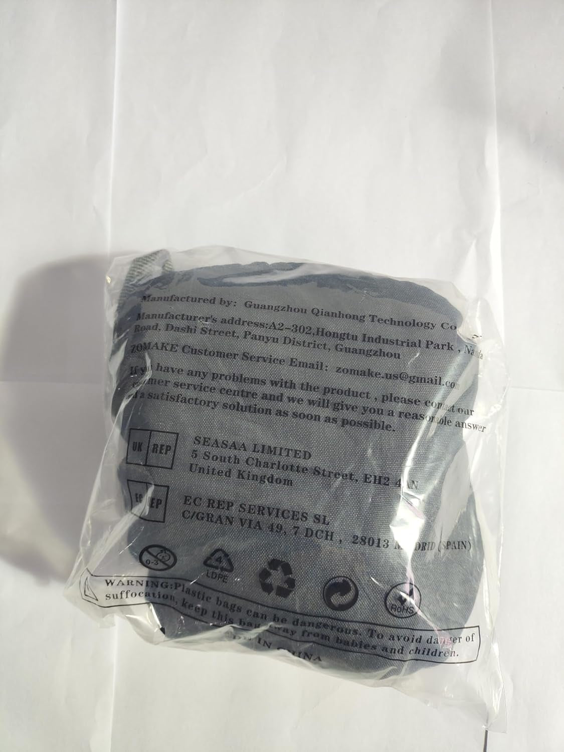 Ultra Lightweight Backpack 10L, Small Hiking Daypack Water Resistant Travel Daybag Ultra Light Backpacks for Hiking (Black)