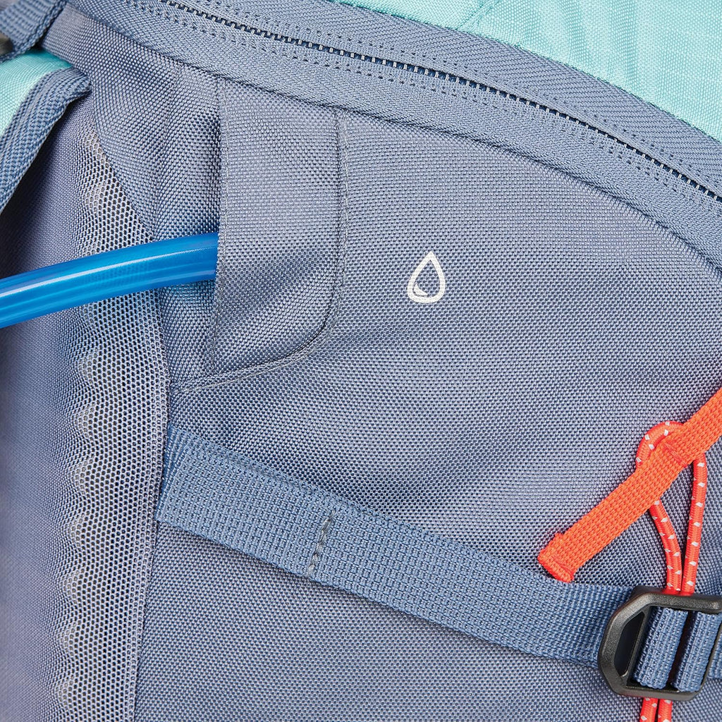 Pathway 2.0 Backpack with Hydration Storage Sleeve, for Hiking, Biking, Camping, Traveling, Arctic Blue, 30L