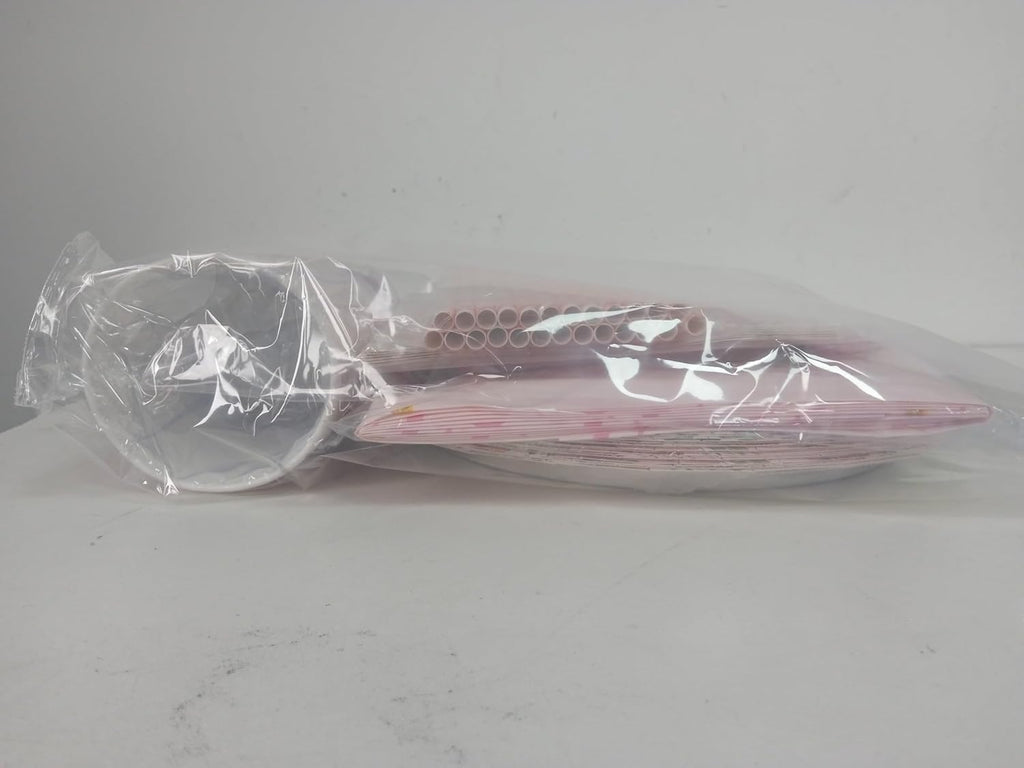 Floral 1St Birthday Party Decorations, Include Happy Birthday Banner, Paper Plates, Cups, Napkins, Little Miss Onederful Tablecloth for Girls First Birthday Party Decor Supplies, Serve 20 Guests