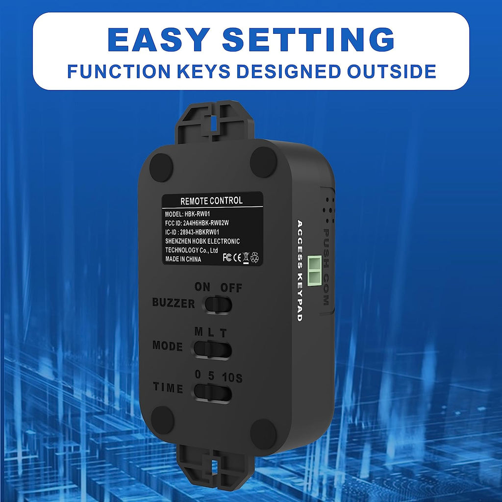 Access Control Outswinging Door 600Lbs Force Electromagnetic Lock & Remote Control Kit