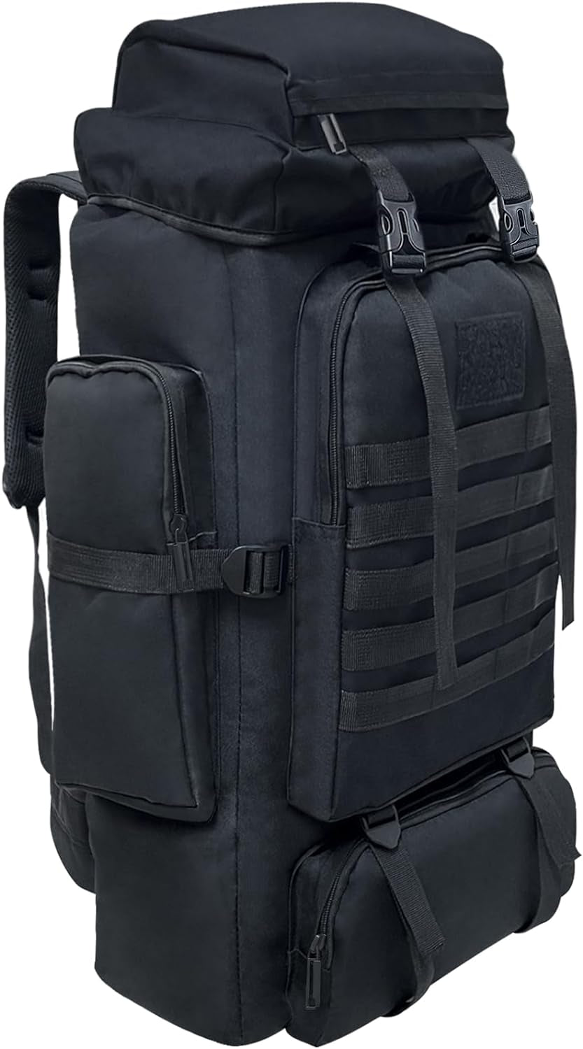 80L 100 Liters Camping Hiking Military Tactical Backpack,Water Resistant Large Travel Daypacks Outdoor MOLLE Rucksack