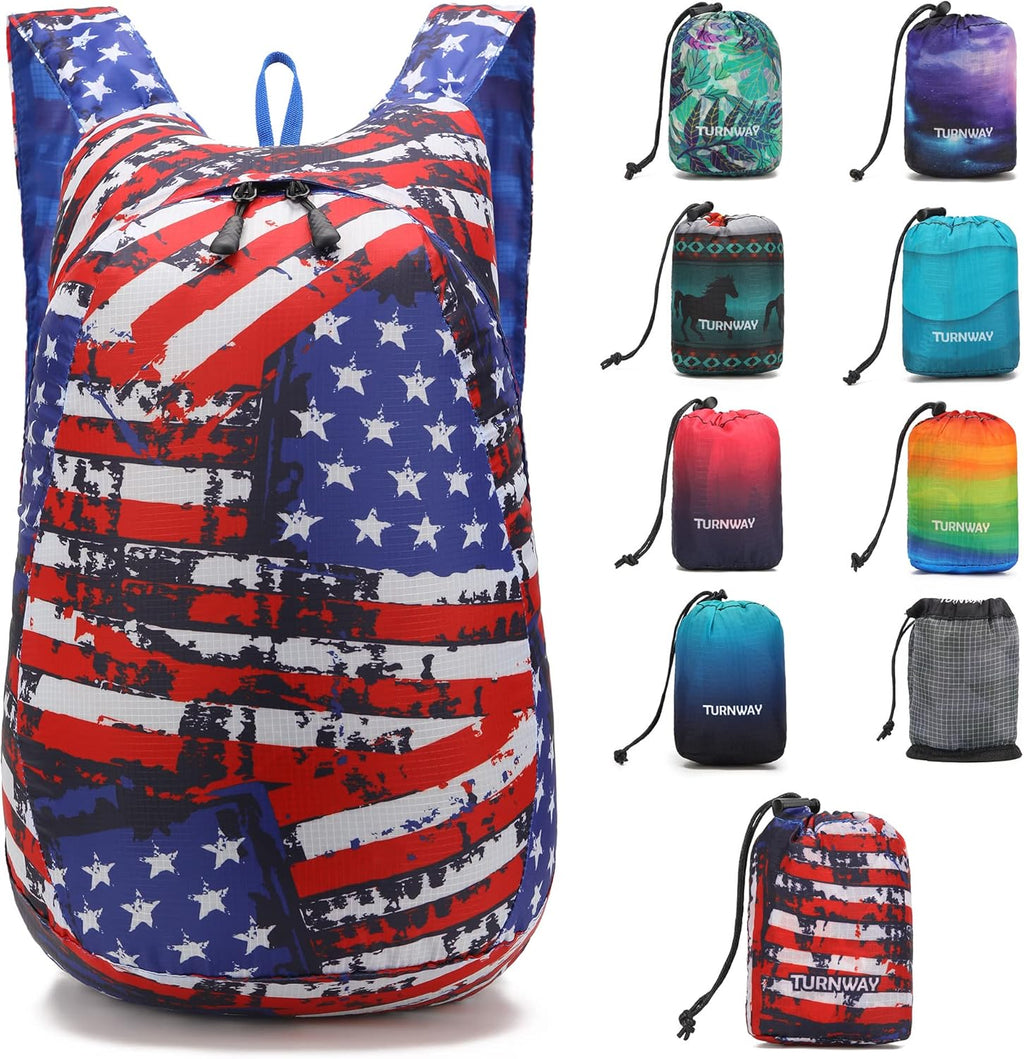 Ultra Lightweight Water-Resistant Packable Backpack, Foldable Hiking Daypack for Travel Camping Cycling Outdoor