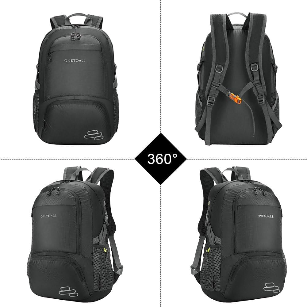 30L Packable Backpack, Lightweight Hiking Backpacks, Foldable Water Resistant Travel Hiking Camping Daypack Backpack