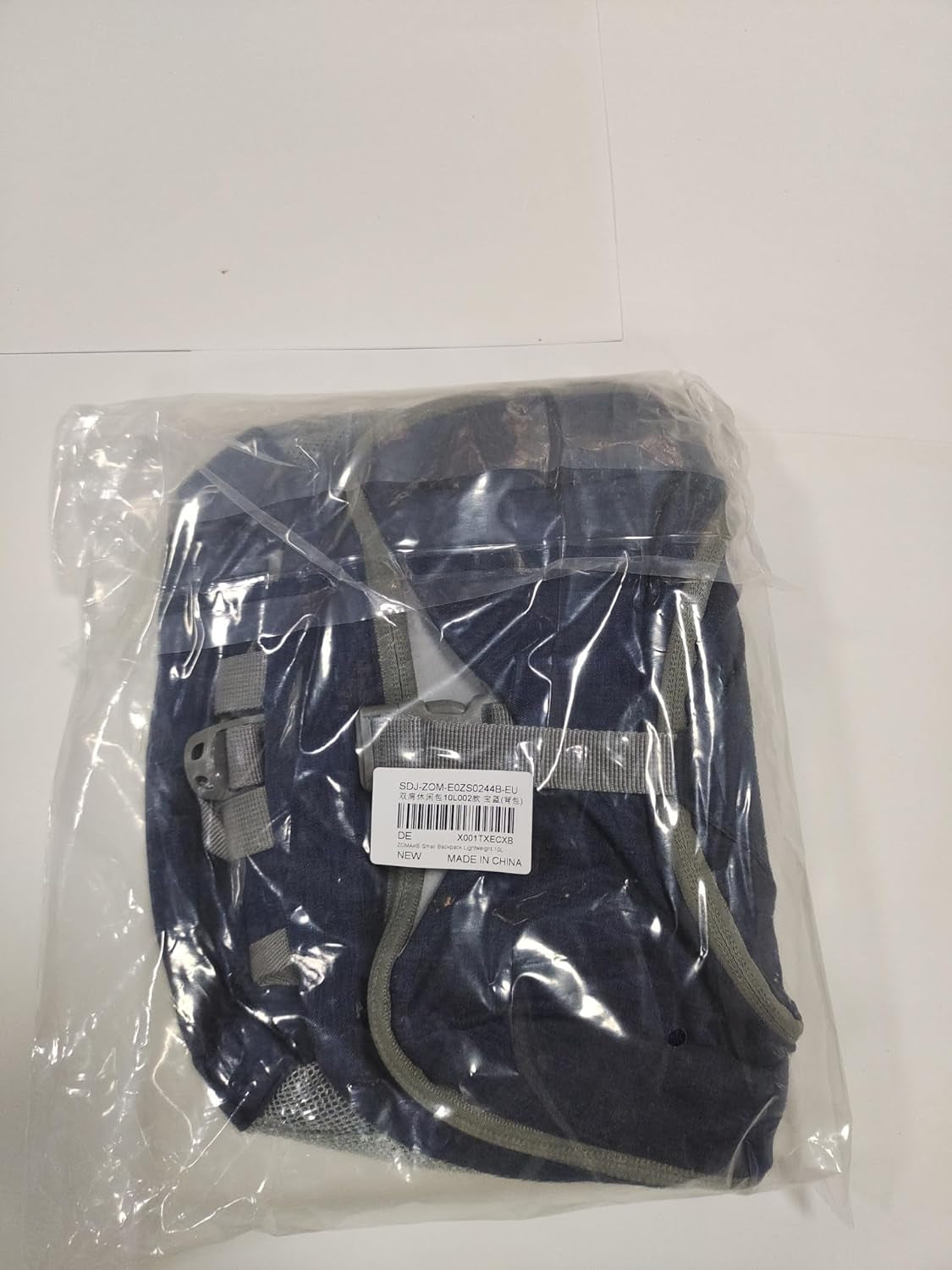 Ultra Lightweight Backpack 10L, Small Hiking Daypack Water Resistant Travel Daybag Ultra Light Backpacks for Hiking (Navy Blue)