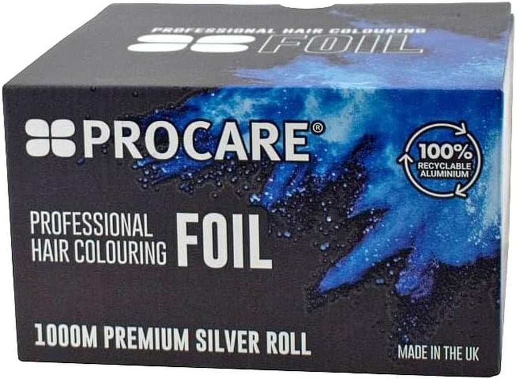New Title: Premium Silver Hair Foil 100MM X 1000M