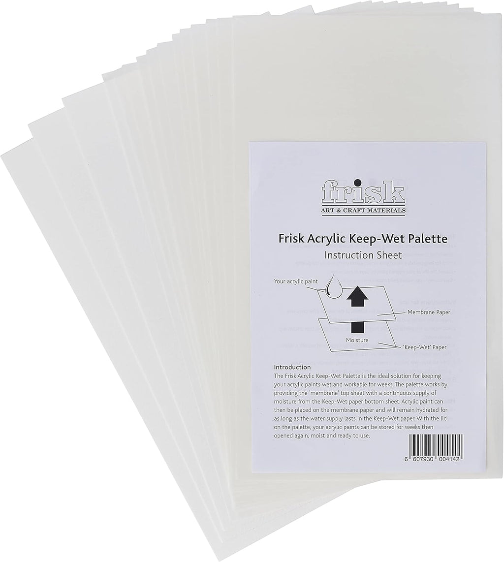 22100001 Acrylic Keep-Wet Palette Refill Pack, White,343 X 216 X 19Mm