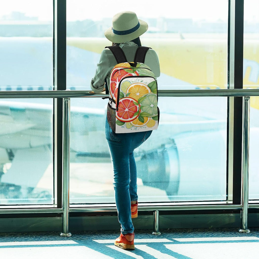 Lightweight Packable Backpack, Grapefruit Slices Travel Hiking Daypack Foldable Backpack for Men Women