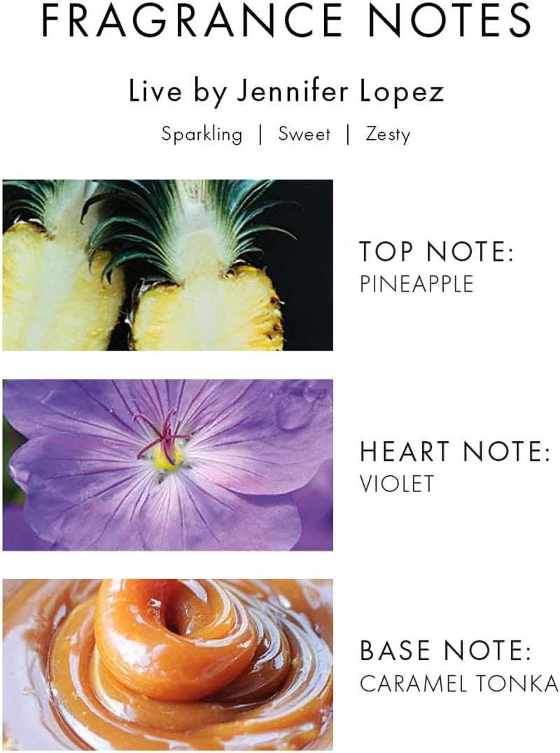 Live Eau De Parfum Spray, 100Ml Fine Fragrance from an Approved Stockist