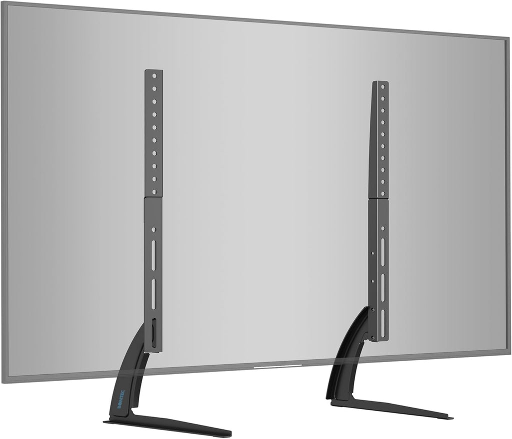 Universal Table Desk Pedestal TV Stand Tabletop Screen for 22"-65" LCD/LED Tvs-Securely Holds 50KG & Max.Vesa 800X400Mm