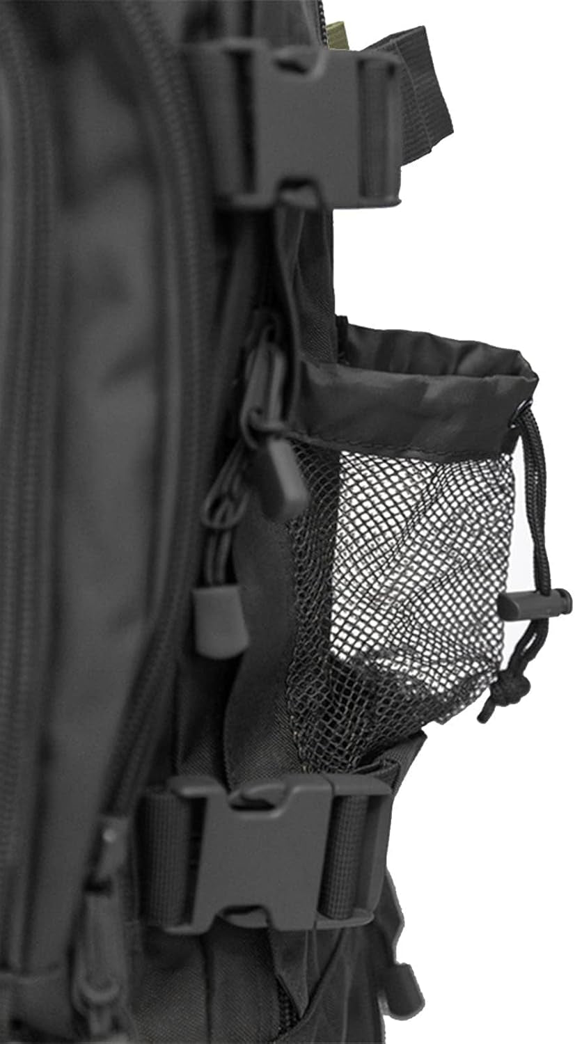 Tactical Backpack Military Hiking Daypack - Molle Backpack for Men 3 Day Assault Pack Bug Out Bag for Camping Travel Army Hunting Gym Rucksack Survival (Black)