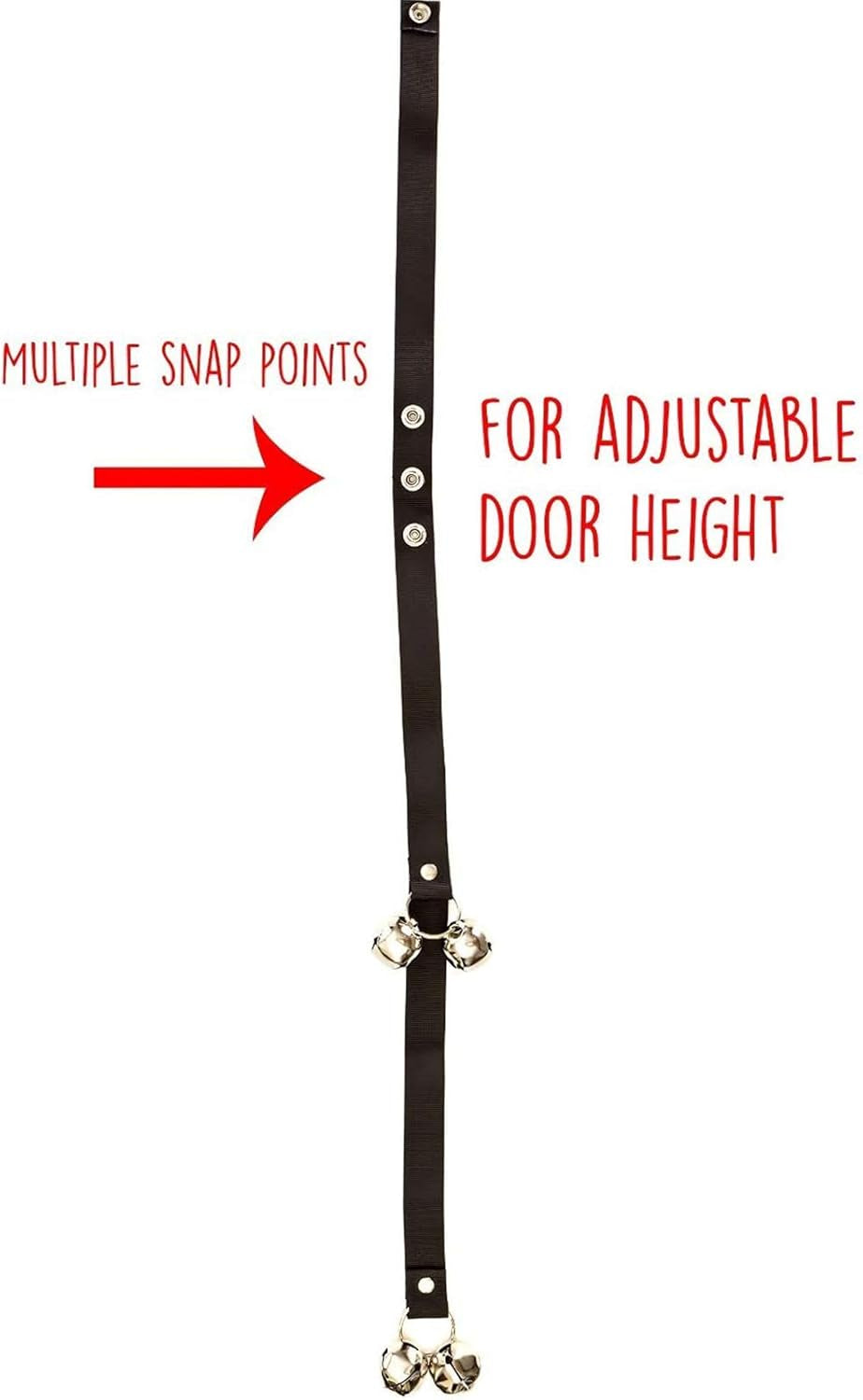 Dog Puppy Potty Training Doorbells - Length Adjustable Dog House Toilet Training Bells