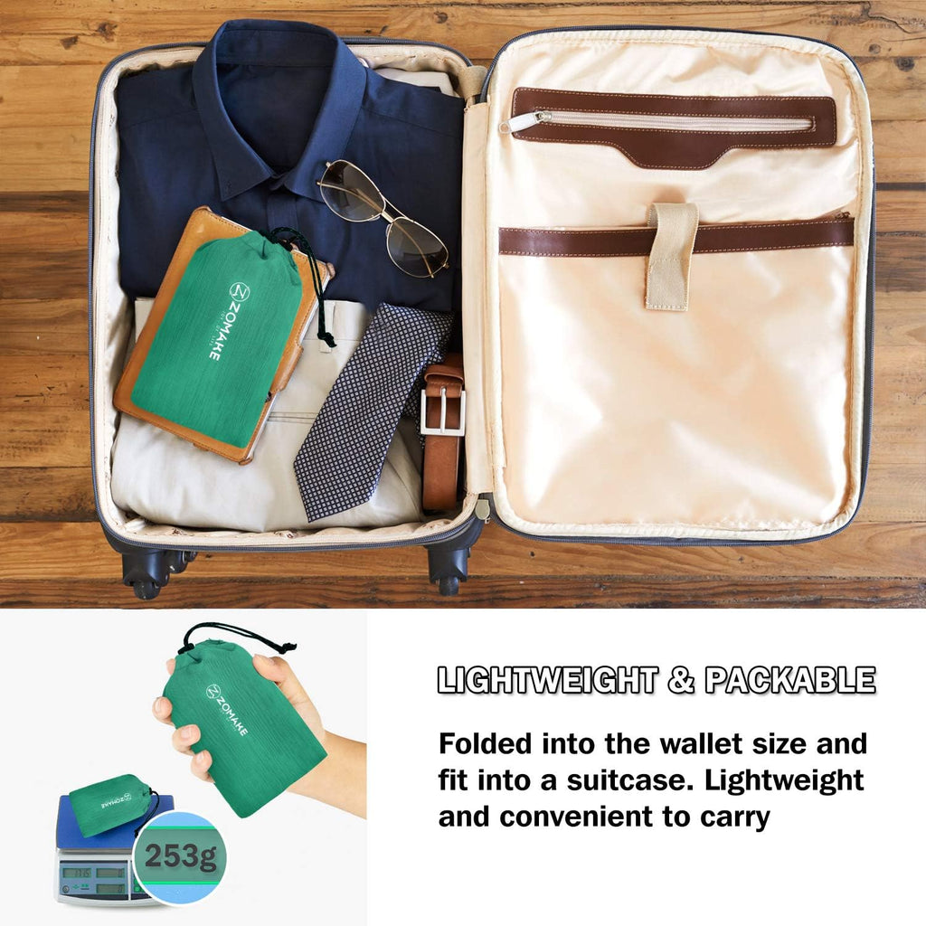 Ultra Lightweight Packable Backpack 18L, Small Foldable Hiking Backpacks Water Resistant Folding Daypack for Travel(Dark Green)