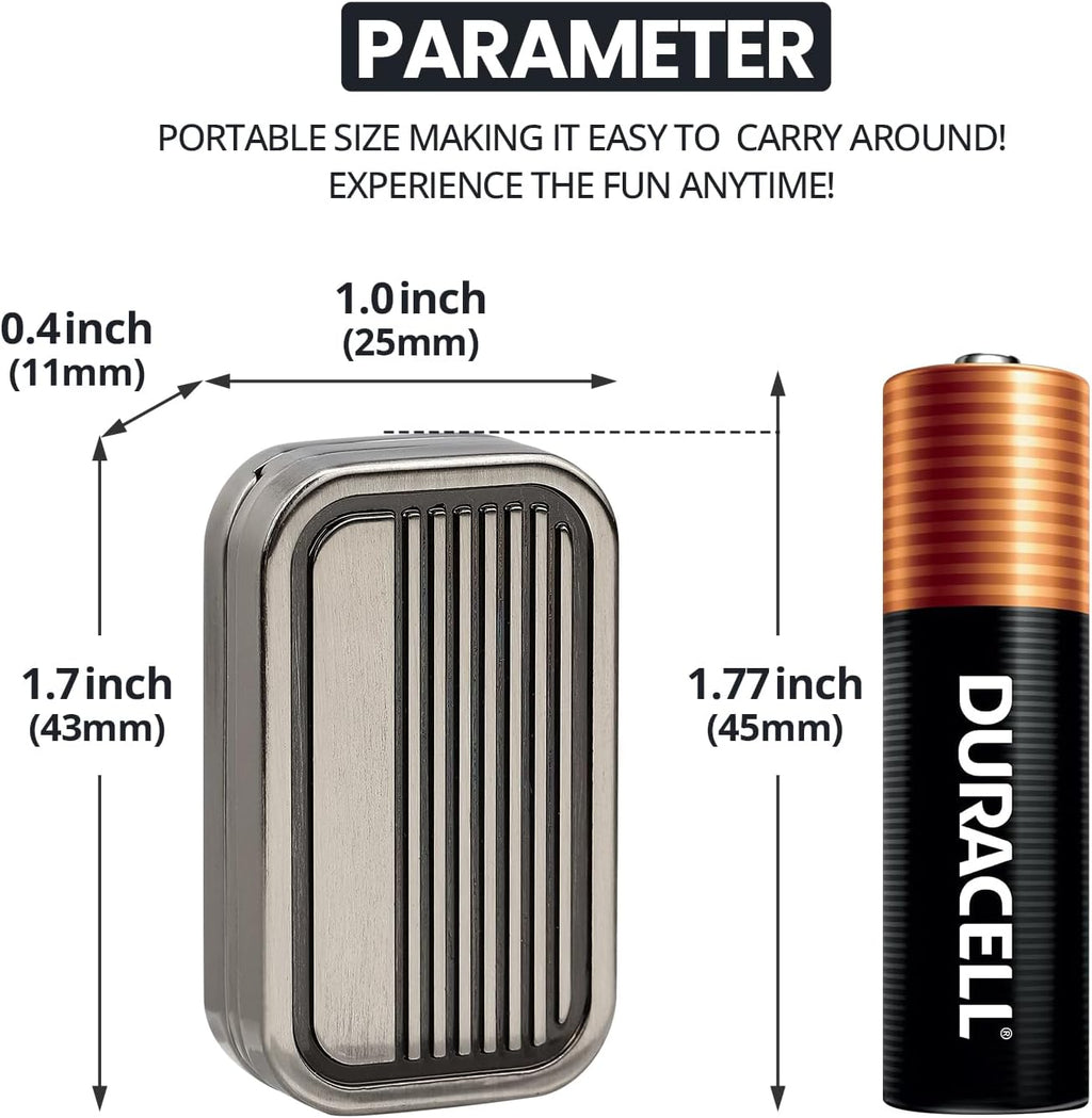 EDC Metal Fidget Slider Toys- Stress Relief EDC Fidget Sliders, Casual Metal Adult'S Hand Toys for Office, Desk Stress Toy Gifts for Adults