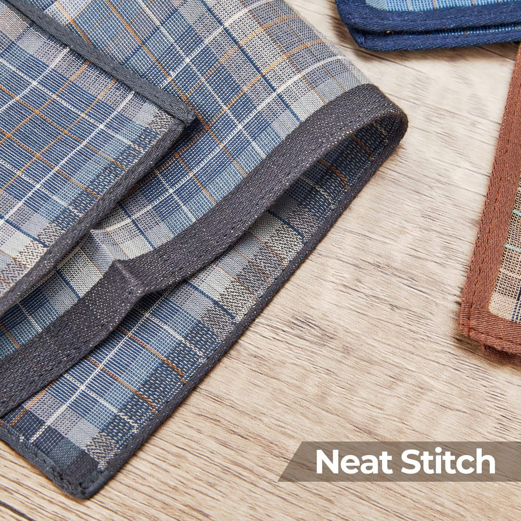 Mens Handkerchiefs, 12 Pack Men'S Handkerchiefs, Handkerchiefs for Men Cotton, 100% Cotton Classic Pocket Handkerchief for Weddings, Prom, Celebration, Gift for Men