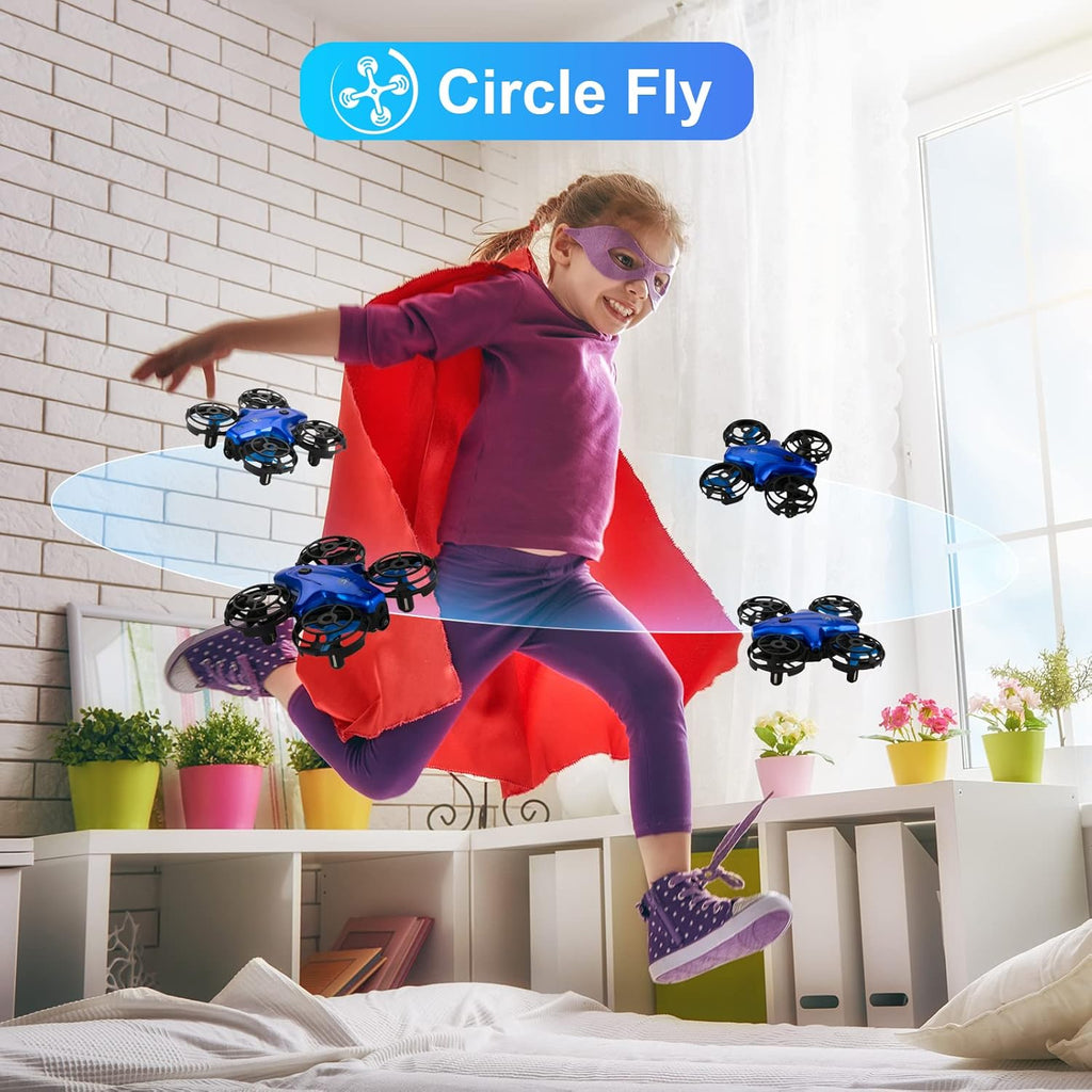 Drones for Kids,  RC Mini Drone for Kids and Beginners, RC Quadcopter Indoor with Headless Mode, Small Helicopter with 3D Flip, Auto Hovering, Great Birthday Christmas Gift for Boys and Girls