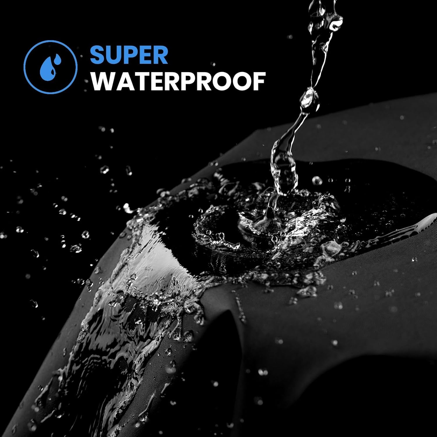 Waterproof Cover for Mobility Scooter,Heavy Duty 210D Oxford Fabric,Mobility Scooter Cover Waterproof Outdoor,Uv Protection for outside Storage,Windproof Buckle and Elastic Hem,67"X24"X46"