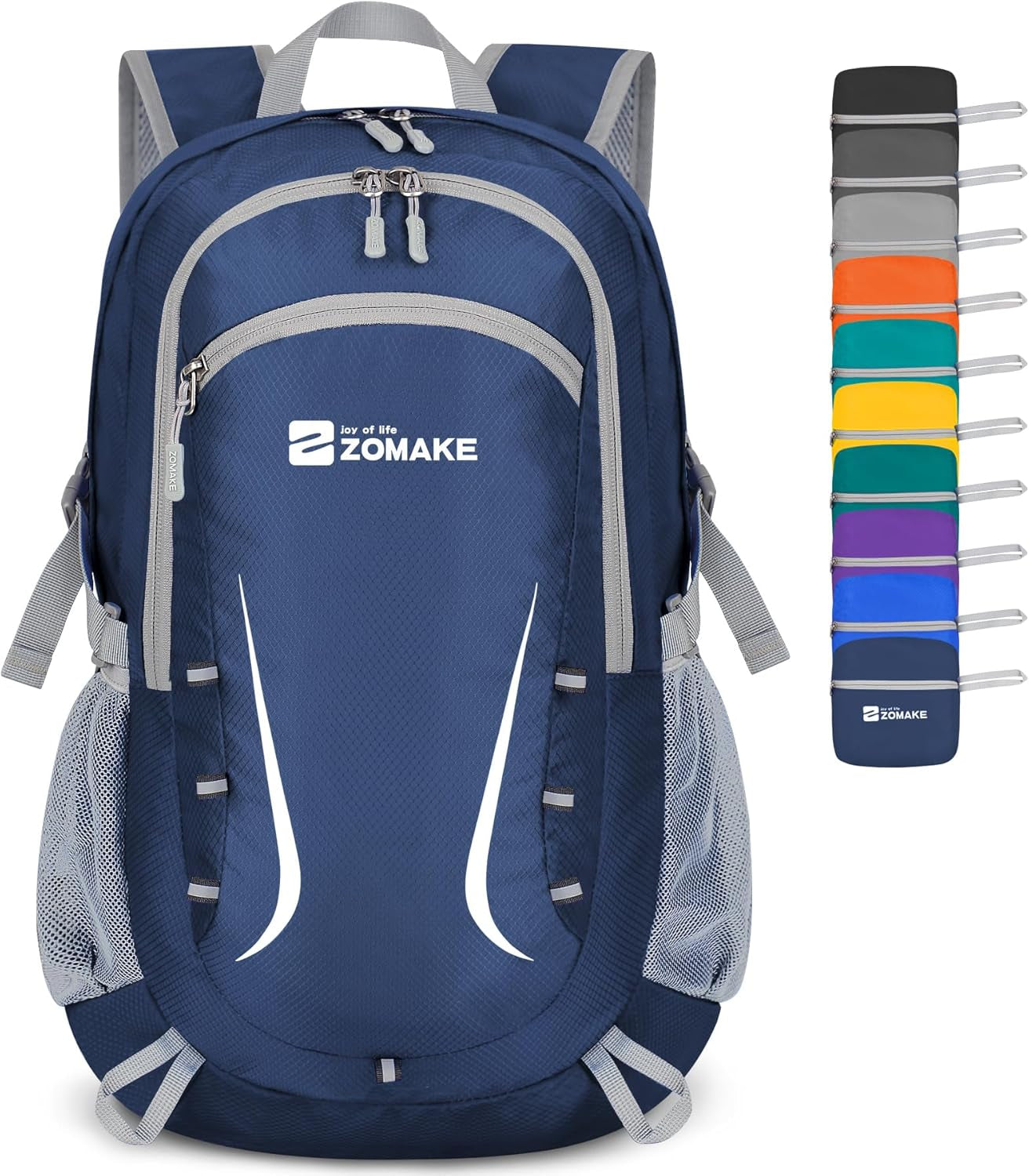 Lightweight Packable Backpack 35L, Foldable Backpacks Water Resistant Collapsible Light Daypack for Hiking