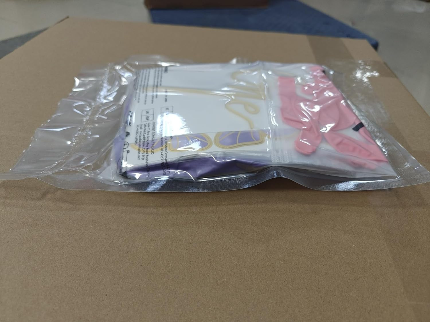 1St Birthday Decorations for Girls - Pink & Purple Butterfly Foil Balloons, Happy Birthday Banner, Number 1 & Butterfly Stickers
