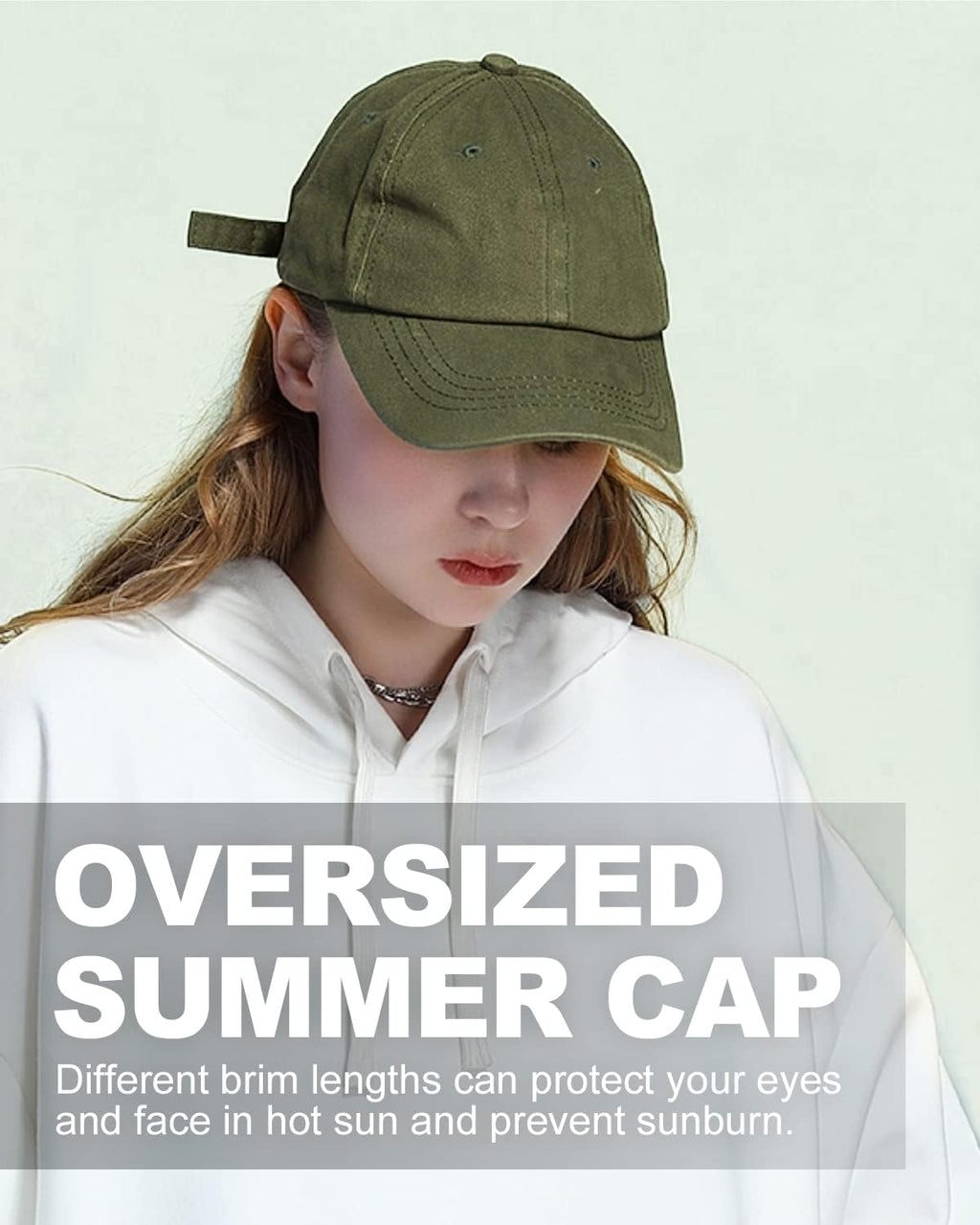 XL/XXL Baseball Caps Large Running Sports Cap Hats Oversize Dad Cap Classic Golf Tennis Hat for Big Heads