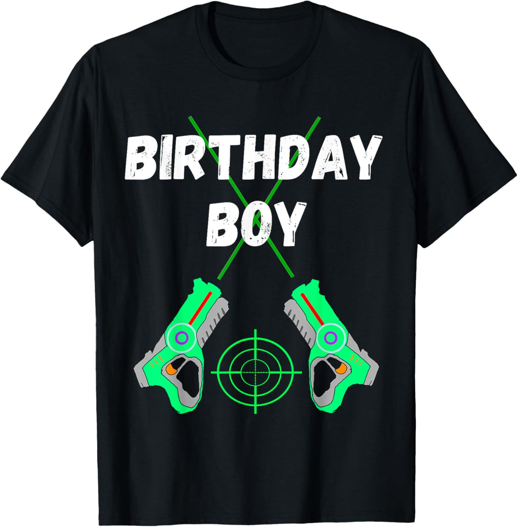 Laser Tag Birthday Boy Party Laser Tag Player Birthday T-Shirt