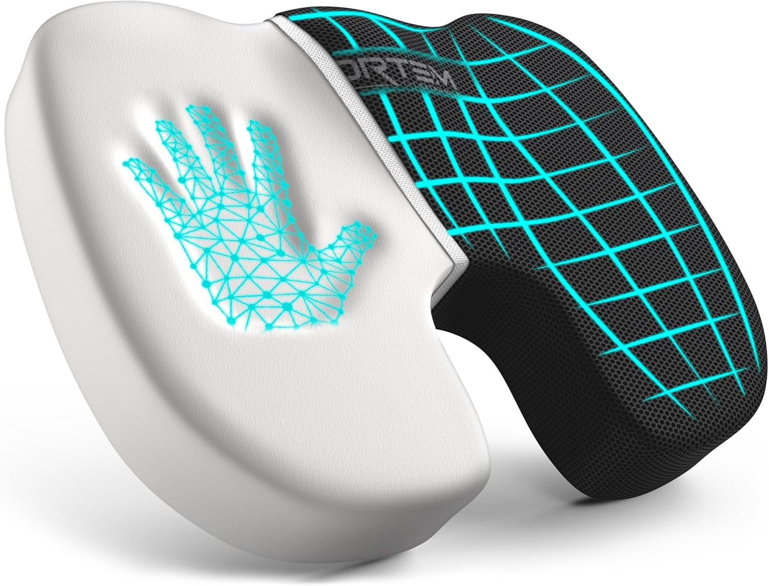 Office Chair Cushion, Memory Foam Seat Cushion, Non Slip Sitting Pillow for Gaming, Car Seat Pillow, Computer Chair Pad, Washable Cover