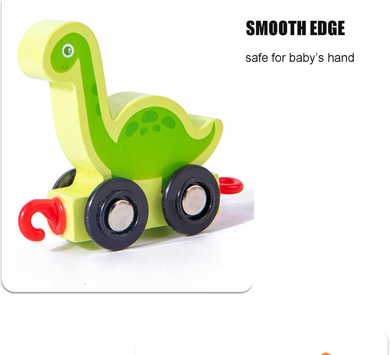 Toddler Toys for 2-4 Year Old Boys & Girls - Wooden Train, Dinosaur & Montessori Educational Toys