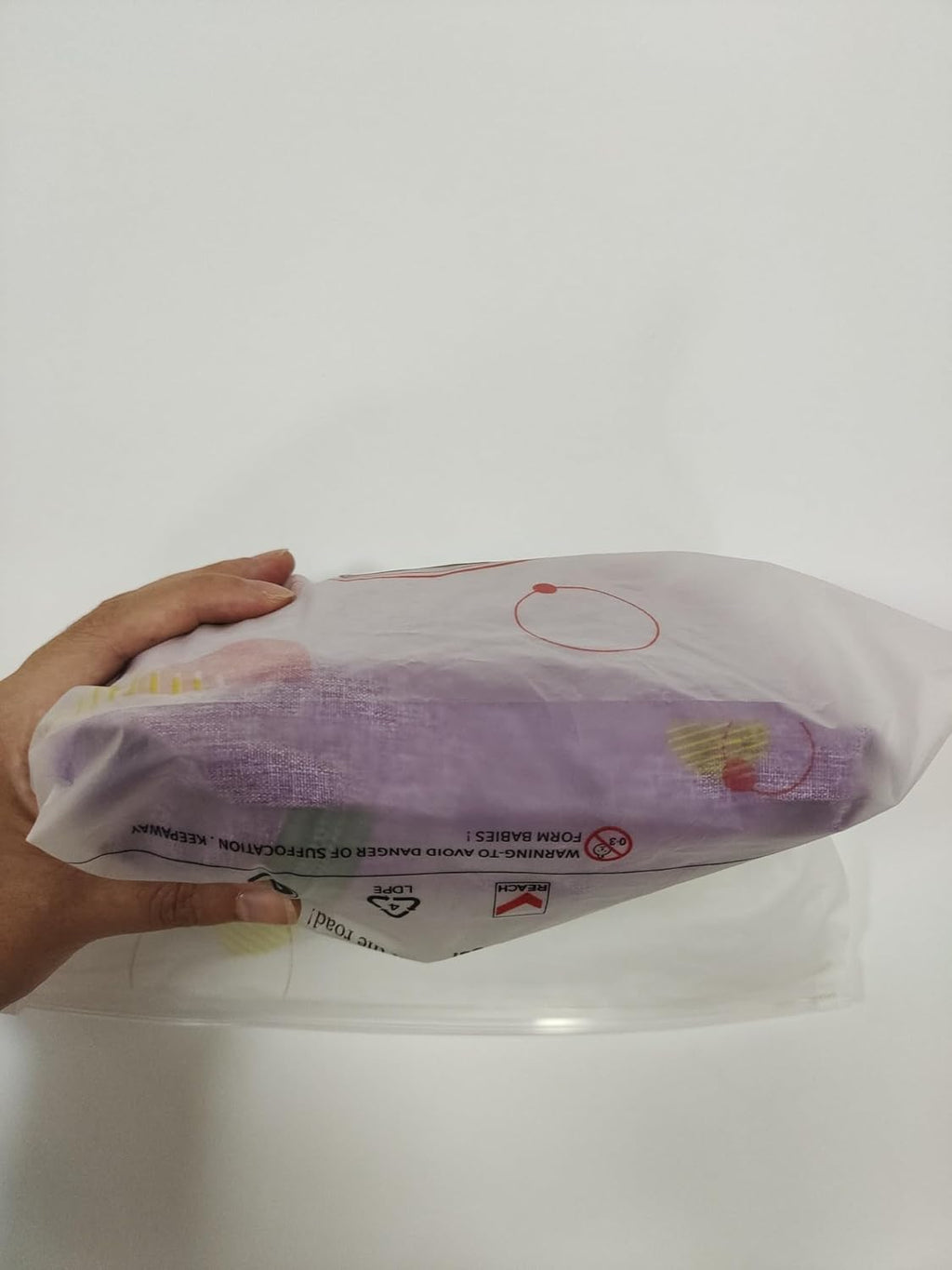 Ultra Lightweight Packable Backpack, 10L Small Daypack Light Foldable Backpacks Water Resistant Day Bag for Hiking (Light Purple)