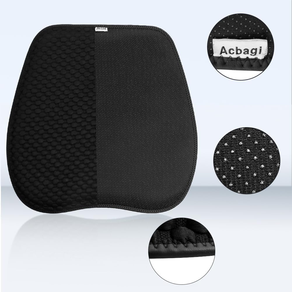 Car Seat Cushion Driver Seat Cushion, Gel Seat Cushion for Car, Office Chair and Home Chair (47 X 47Cm)