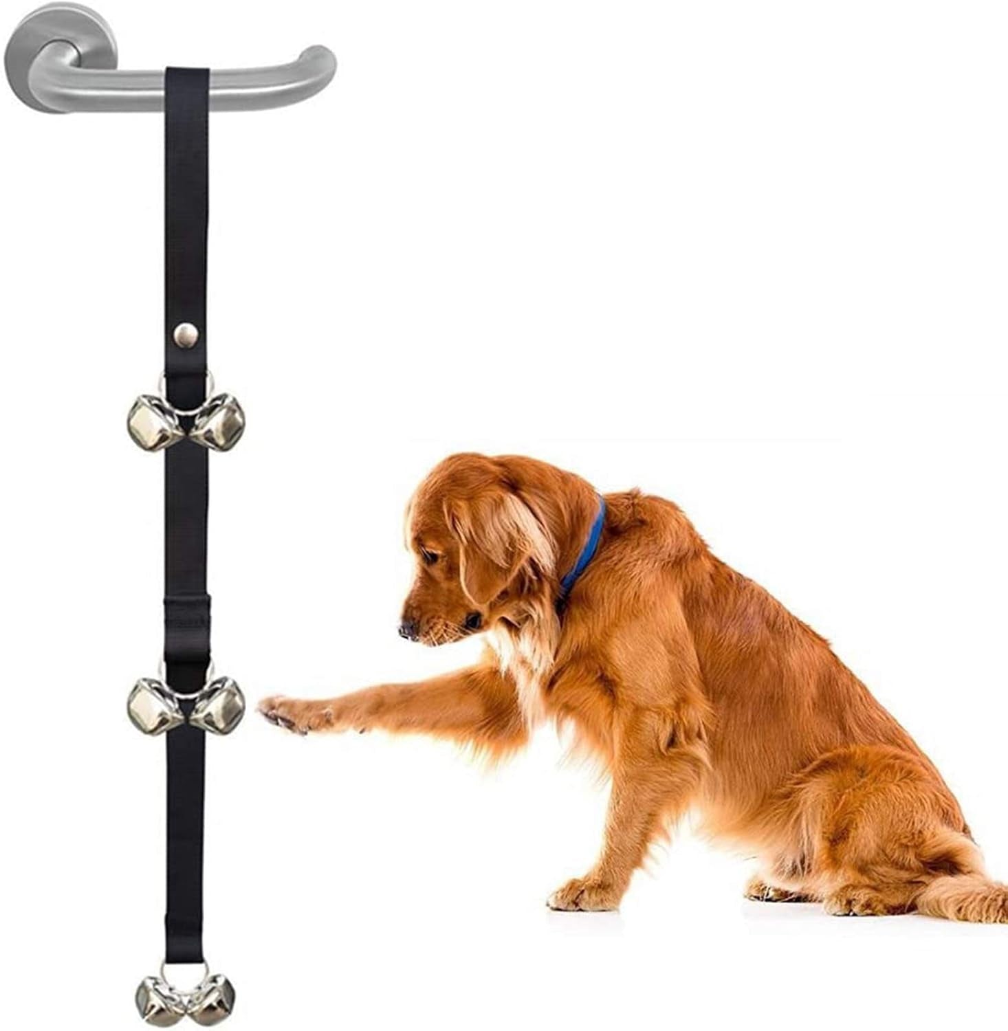 Dog Puppy Potty Training Doorbells - Length Adjustable Dog House Toilet Training Bells