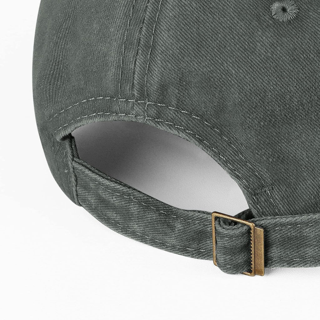Baseball Cap Mens - Vintage Washed Dad Caps Adjustable Cotton