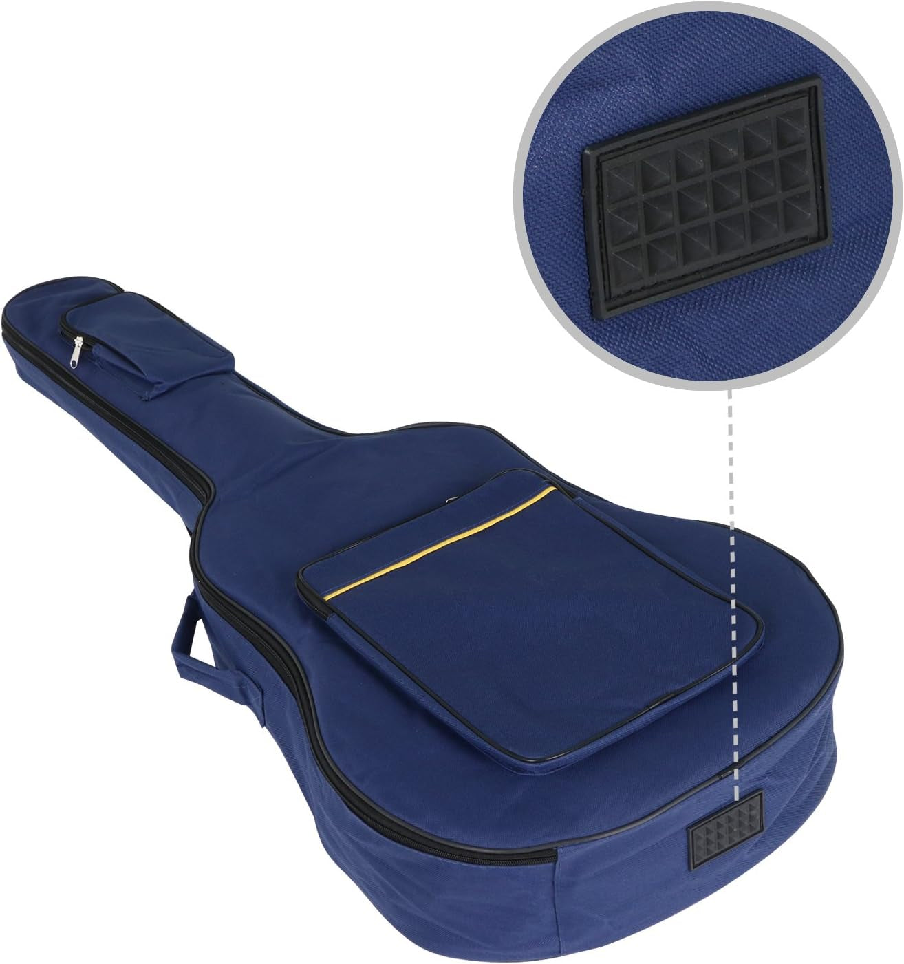 Guitar Bag with Shoulder Straps - Waterproof Padded Case - Bass, Acoustic & Classical Guitar Gig Bag - Perfect for Travelling