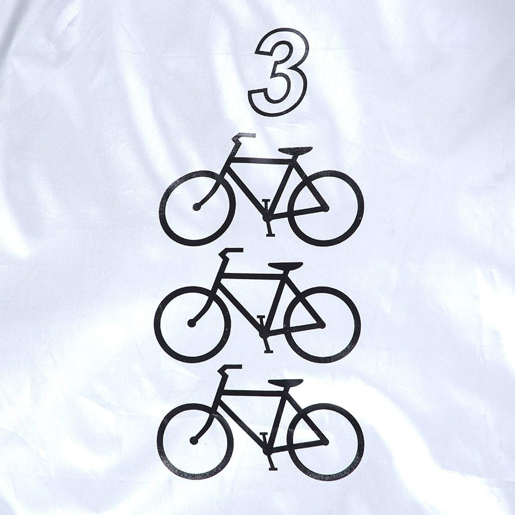 for 3 Bike Cycle Bicycle Rain Waterproof UV Protection Triple Bikes Cover All Weather Dust Resistant