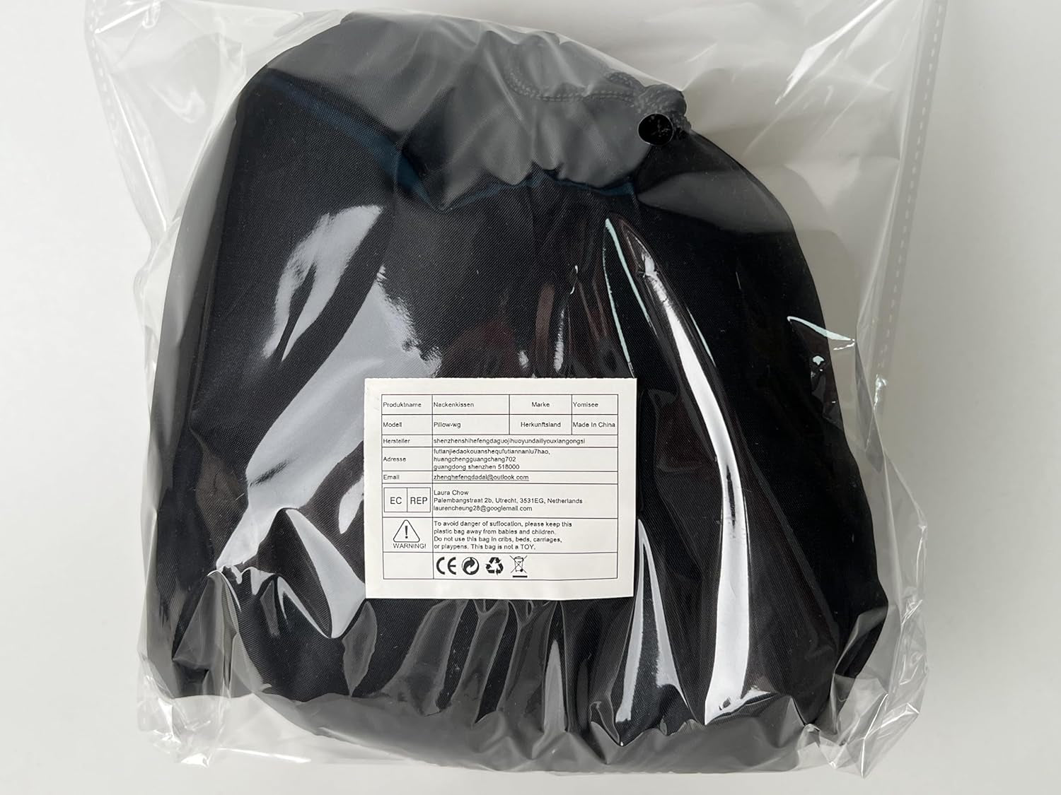 Travel Pillow Neck Pillow for Travel Airplane Memory Foam Flight Pillow for Cars, Trains, Home, Offices